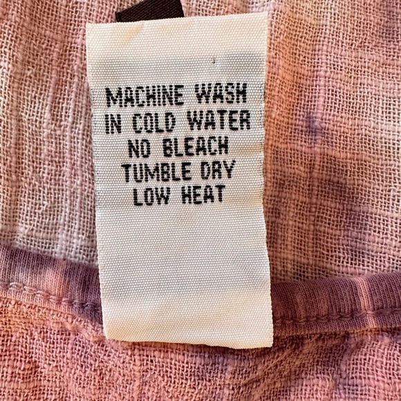 XCVI Gauze Tie Dye High Low Boho Top - XL - EUC - Picture 5 of 10